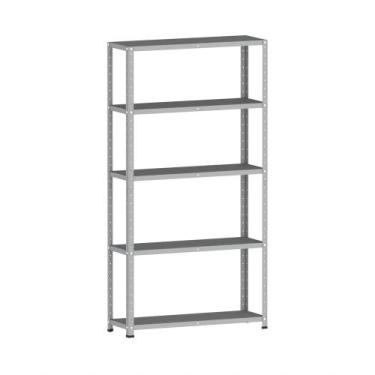Imagem de Estante Montável de Aço Com 05 Prateleiras Sem Reforço Pandin 1,75 X 0