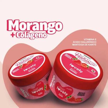 Imagem de ESFOLIANTE CORPORAL MORANGO + COLÁGENO LOVELY FACE BEAUTIFUL 280g