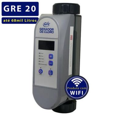 Imagem de Gerador de Cloro Para Piscina A Base de Sal Conexão Wifi Alexa Google 