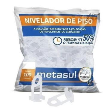 Imagem de Nivelador De Piso Porcelanato 100un Metasul