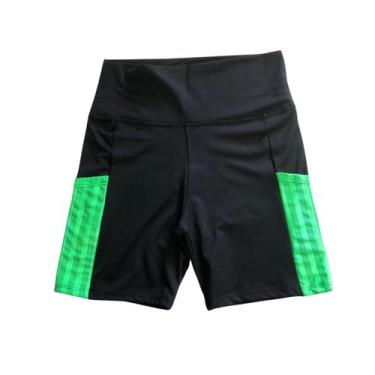 Imagem de Short com Bolso Meninas Adolescentes Estilo Fitness Juvenil - WM, Verd