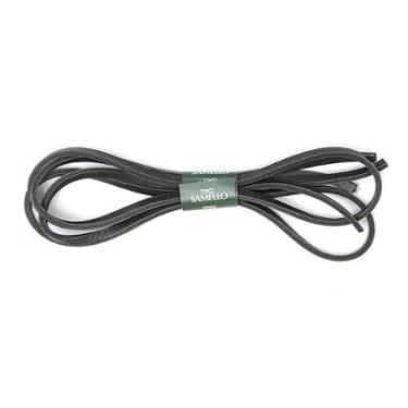 Imagem de Cadarco Tento De Couro Preto Samello-Unissex