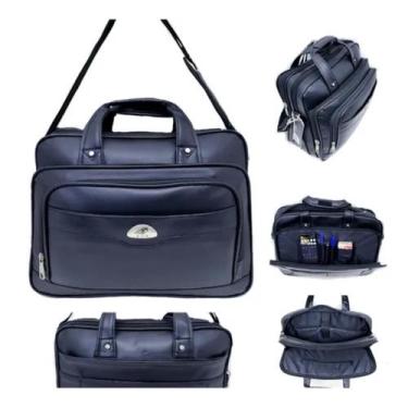 Imagem de Bolsa Pasta Executiva Notebook Masculino Alça Mão E Ombro - KVN