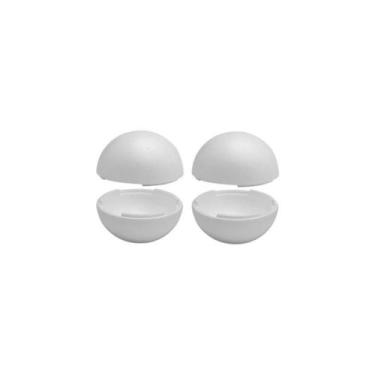 Imagem de Bolas Eps Em Isopor Ocas 125mm Para Artesanato - CasaTelaRedes, Kit 2 