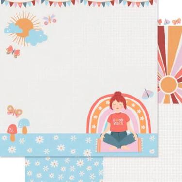 Imagem de Papel para Scrapbook - Coleção Good Vibes - SD-1257 - Litoarte
