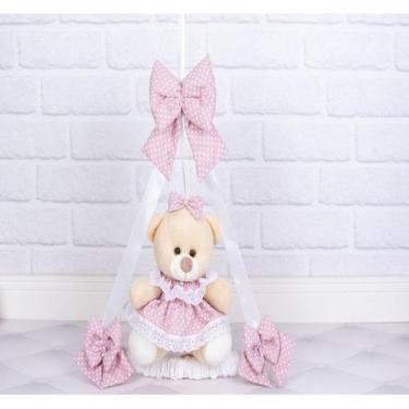 Imagem de Enfeite de porta ursa vestido poá baby  - porta maternidade - CKD CONF
