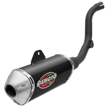Imagem de Ponteira Gemoto Racing 3 Trioval Crf 250f, PRETO