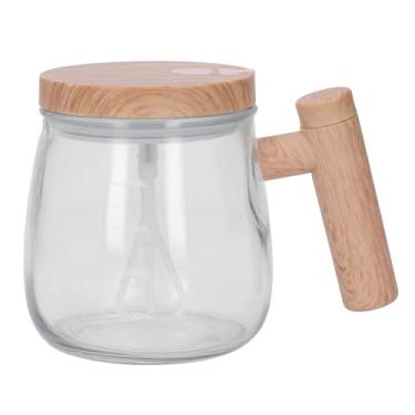 Imagem de Copo de Mistura de Vidro Elétrico, Caneca de café Com Tampa, Misturador Automático Portátil para Casa de Escritório
