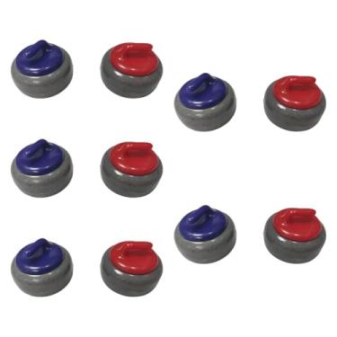 Imagem de Colaxi Mini Shuffleboard Pucks Set Tabletop Game Pucks Equipamento Jogo de Tabuleiro Rolling Balls Shuffleboard Mesa Pucks para Casa Família, 10 Unidades