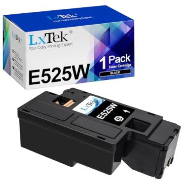 Imagem de LxTek Cartucho de toner de substituição compatível para Dell E525W E525DW E525 525 para usar com impressora a laser colorida E525W (1 preto, alto rendimento)