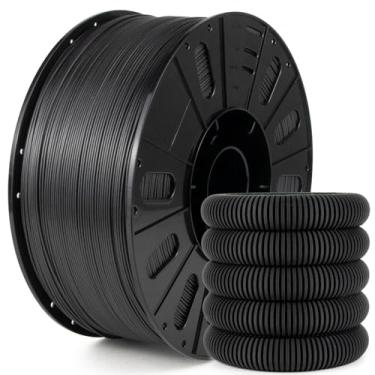 Imagem de IEMAI Filamento de fibra de carbono PETG 1,75 mm, preto fosco PETG-CF, resistente ao calor, filamento de impressora 3D de alta resistência e rigidez, carretel de 3 kg projetado para modelos complexos