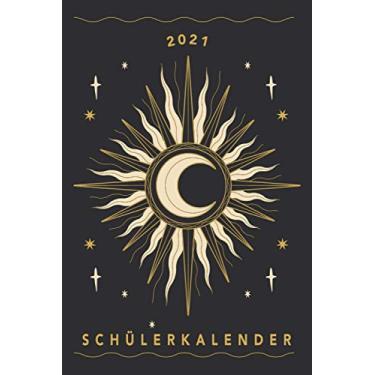 Imagem de Schülerkalender 2021: Wochenplaner zum notieren, organisieren und planen DIN A5. Kalender/Terminkalender/Monats- / Tagesübersicht/Kontakt- / ... / Mystisch Zauberer heartbeat herzschlag