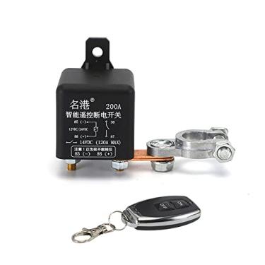Imagem de Interruptor de bateria de controle remoto sem fio universal de carro Interruptor inteligente Relé de desconexão de bateria de carro Interruptor isolador de corte
