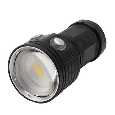 Imagem de Luz de Mergulho TOPINCN, Lanterna Subaquática de 10000LM Com 3 Modos, Tocha de Mergulho Subaquático IPX8 à Prova D'água de 100 M, Luz de Preenchimento Fotográfico Com Níveis