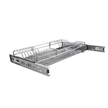 Imagem de Escorredor de Louças Cromado Deslizante Jomer Modelo: 8741-770x85x300 mm