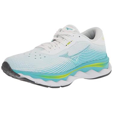 Imagem de Mizuno womens Wave Rider 25 Running Shoe, White, 7.5 US