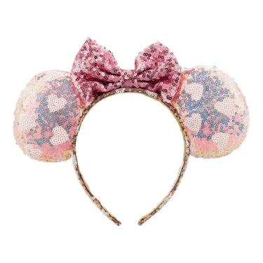 Imagem de Tiara Rosê Rosa Minnie Adulto Infantil Festa Aniversário