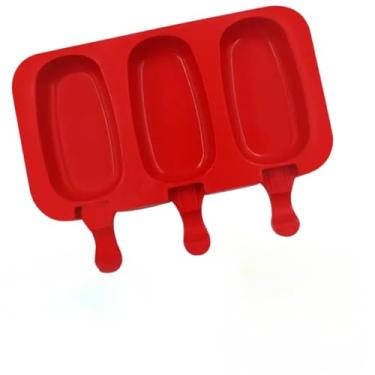 Imagem de Molde de Silicone Para Sorvete Forma Para Picolé + Palitos(1 Unidade)