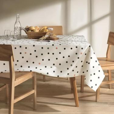 Imagem de Toalha de Mesa Retangular 6 Lugares Limpa Fácil Döhler Menu