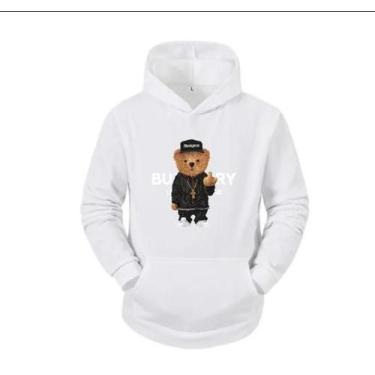 Imagem de Blusa de Frio Moletom Academia Treino Trabalho Inverno - Maravs, Branc