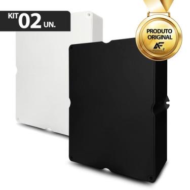 Imagem de Kit 2 Caixa Protetora Central Câmera Sobrepor Portão Eletrônico - Afer