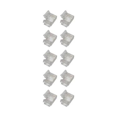 Imagem de Kit 10 Emendas Conector Astraled em L para Fita de Led 10mm, Unica