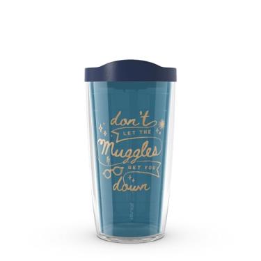 Imagem de Tervis Copo isolado Harry Potter – Don't Let Muggles Get You Down, 473 ml, transparente – Tritan