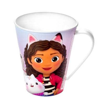 Imagem de Copo Desenho Casa Mágica Gabby Caneca 360 Infantil Original - Plasútil