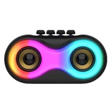 Imagem de Caixa De Som Bluetooth Alto-falante Portátil Rgb USB Aux Sd KMS-6685