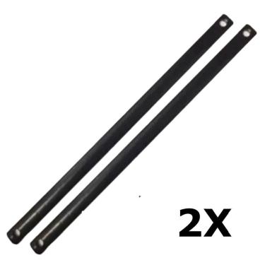 Imagem de Kit 2 Vara Cremona Varão Vareta Haste Reforçada Janela Preto