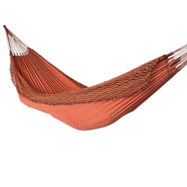 Imagem de Rede De Dormir Descanso Casal Jeans Lisa Gigante 4 m(TELHA)