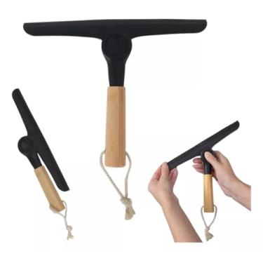 Imagem de Rodo de Pia Dobrável com Cabo de Bambu, Limpador de Pia para Cozinha