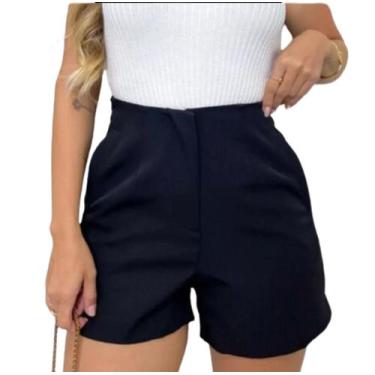 Imagem de Short Alfaiataria Estilo Zara - RL MODAS, Preto, G