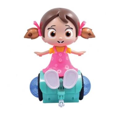 Imagem de Boneca Musical Giratória Dançante, com Luzes LED e Som, Brinquedo Infantil