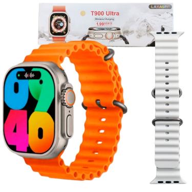 Imagem de Relógio Smartwatch T900 Ultra 49mm Tela Infinita 2 Pulseiras