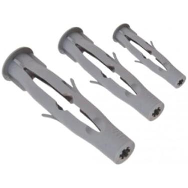 Imagem de Kit Bucha Plástica Parede Vazada M6 Goma com 50 Peças