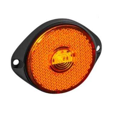 Imagem de Lanterna Frontal 65mm Led Bivolt Conector Carreta Caminhão - H3