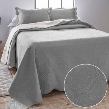 Imagem de Kit Colcha Super King Ultrasonic Dyuri Jolitex Cobre Leito Dupla Face 