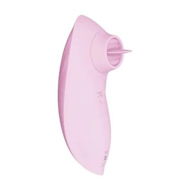 Imagem de Vibrador Com Língua Estimuladora 12 Modos De Vibração Prazer Realista Orgasmo Intenso [ROSA]