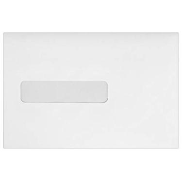 Imagem de Envelopes de janela de livreto 6 x 9 - 10,8 kg Branco brilhante (50 qtd.) | Perfeito para catálogos, relatórios anuais, brochuras, revistas, convites | 69BW-24W-50