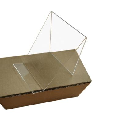 Imagem de 1 suporte de acrílico para tablet de acrílico, cavalete de exibição de acrílico, cavalete para exibir fotos, livros, cadernos, folhas de música (transparente)