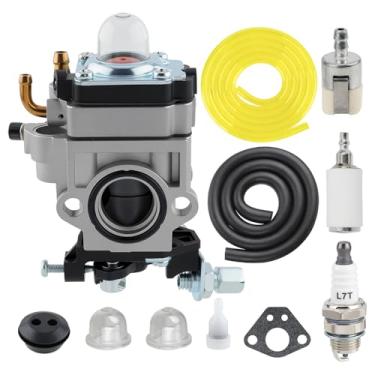 Imagem de Carbhub Carburador 967086901 para motor Poulan Pro PR46BT PR48BT BP400 PR2322 BP402 967086901 150032738 530058436 Eskimo Mako M43 M43Q8 Viper 43cc Southland SCV4 3 SEA43 Earth Auger Carb 62100-81010