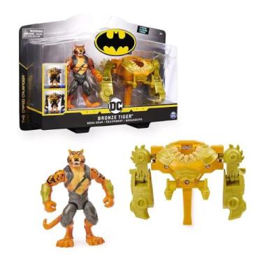 Imagem de Boneco Bronze Tiger Armadura Batman Dc Comics Mega Gear Spin Master