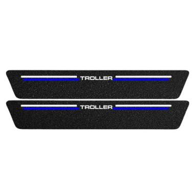 Imagem de Kit Soleira Protetora Porta Premium Blue PVC - Troller - Jhow Adesivos