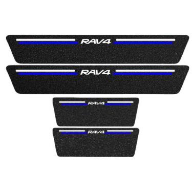 Imagem de Kit Soleira Protetora Porta Premium Blue PVC Rav4 - Rav4 - Jhow Adesiv