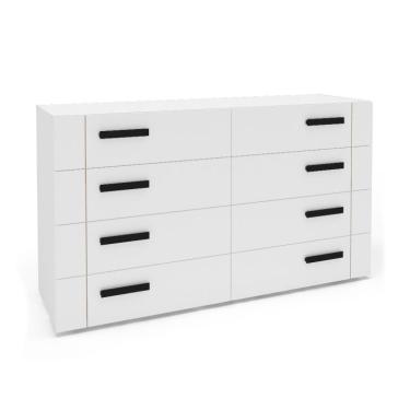 Imagem de Cômoda Lisboa 8 Gavetas Branca