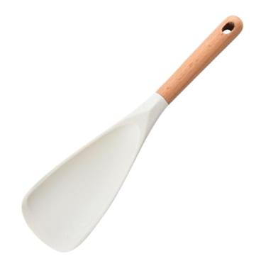 Imagem de DimyFew Colher de cozinheira para cozinhar de silicone antiaderente com fura suspensa de mistura cozinha utensílio de cozinha de pá de para raspar, S