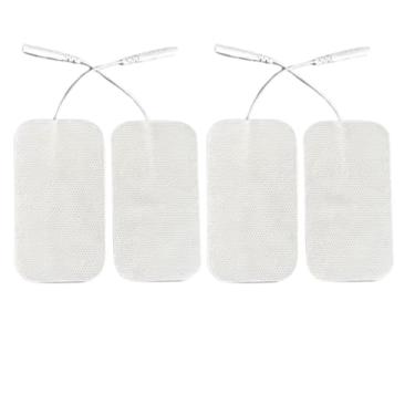 Imagem de 4 Eletrodos para Fisioterapia TENS 2mm tamanho 5x9