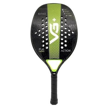 Imagem de Raquete De Beach Tennis Action Full Carbon Verde Vg Plus