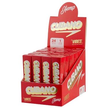 Imagem de VIBES Cones Cubano - Papel De Cânhamo, Pacote Com 24 Unidades, Mais 8 Gramas Por Cone, Sem Adição Carbonato Cálcio